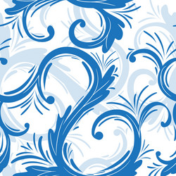 curl seamless pattern vector image