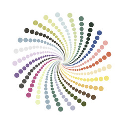 abstract dotted shape design element vector image