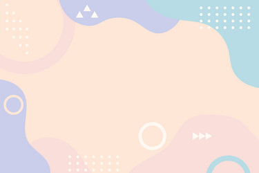 hand drawn abstract background with flat design vector image