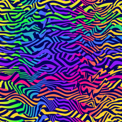 Psychedelic Wave Pattern vector image