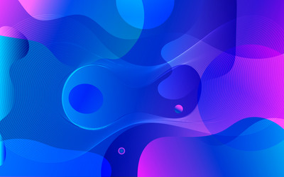 abstract background with color fluid shapes vector image