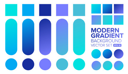 Gradient Color Set vector image