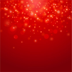 Red Bokeh Sparkle Background vector image