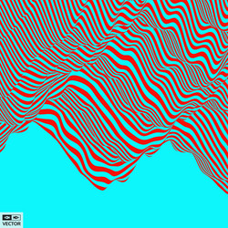 abstract 3d geometrical background pattern vector image