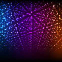 Abstract background matrix of glowing vector