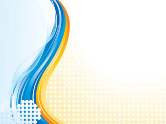 Dynamic Abstract Wave Background vector image