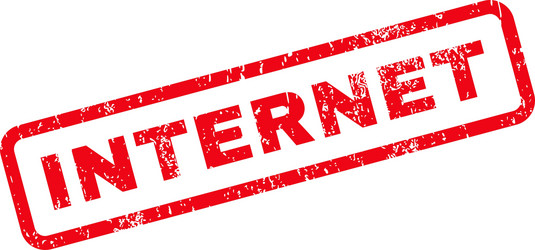 Internet only text rubber stamp Royalty Free Vector Image