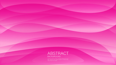 Pink abstract background wave Royalty Free Vector Image