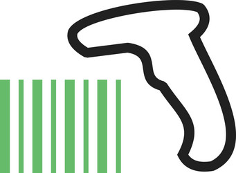 bar code reader vector image