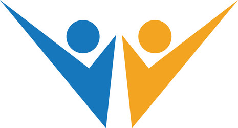 community network and social icon vector image