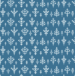 different snowflake seamless pattern vector