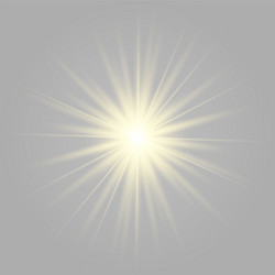 star explodes on transparent background vector image
