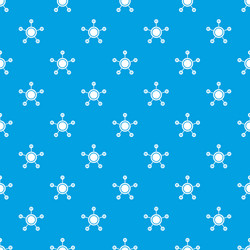 circle chart with numbers pattern seamless blue vector image