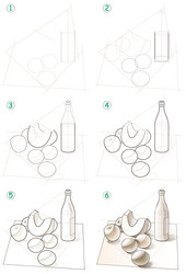 page shows how to learn step by draw vector image