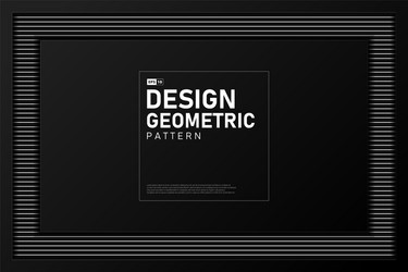 Abstract design artwork black geometric vector