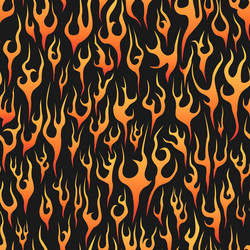 Fire flame seamless pattern Royalty Free Vector Image