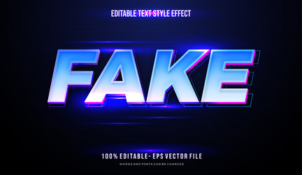 modern editable text style effect gradient color vector image