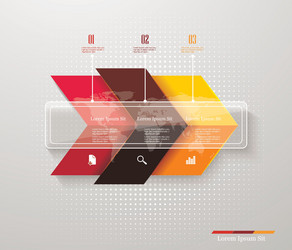 pointer arrows graphic or website layout vector image