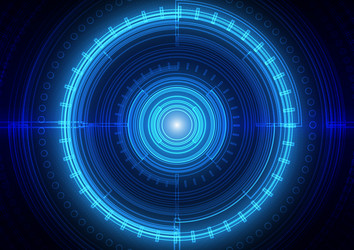 circuit technology background with hi-tech digital vector image