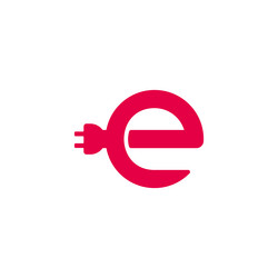 E Letter Font Electric Icon Logo Vector Images (over 480)