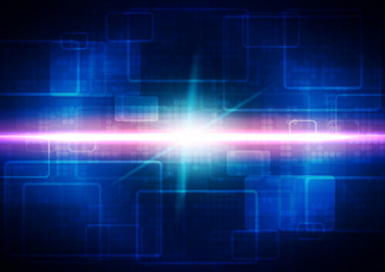 circuit technology background with hi-tech digital vector image