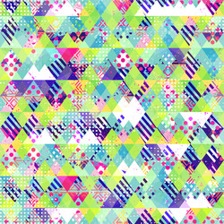 Geometric Grunge Pattern Vector Image