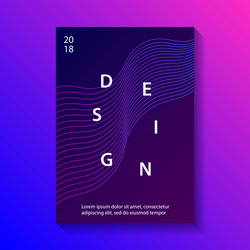 Gradient Line Pattern vector image