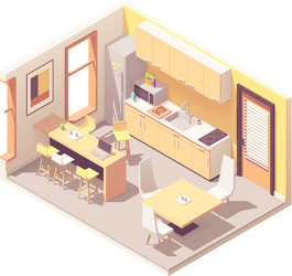 Living room isometric design Royalty Free Vector Image