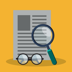 cyber security and document design vector image