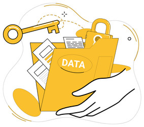 data science in landscape information vector image