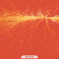 point explode array with dynamic emitted vector image