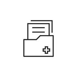 document flat icon archive data file symbol logo vector image