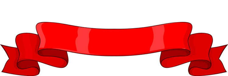 Red ribbon Royalty Free Vector Image - VectorStock