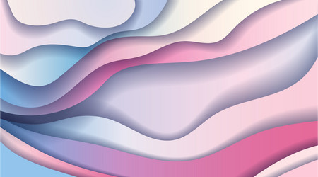 abstract design showing layered wavy patterns vector image