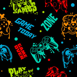 Game Controller Pattern vector image