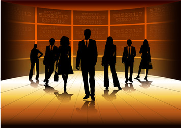 Super business team Royalty Free Vector Image - VectorStock