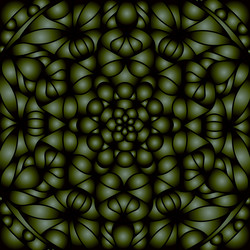 abstract pattern of gradient shapes colorful vector image