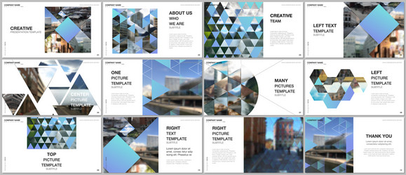 presentation design templates multipurpose vector image