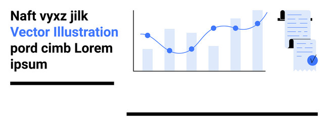 business analytics graph with data analysis chart vector image