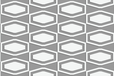 perforated squashed hexagons in grid vector image