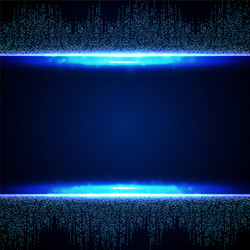 Abstract blue futuristic of square connection vector