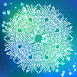 round decorative ornamental mandala vector