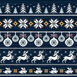 christmas seamless pattern for print web vector image