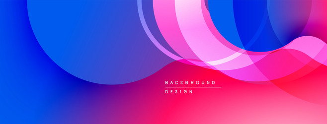 abstract background features overlapping circles vector image