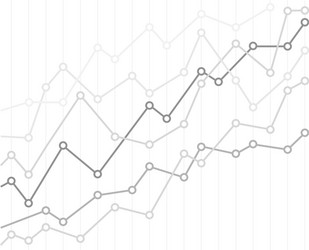 Abstract Chart Network vector image