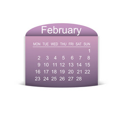 2015 Calendar February Vector Images (over 420)