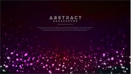 dynamic glowing abstract particles background vector image