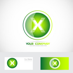 letter x logo vector