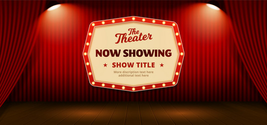 Please welcome retro classic sign board Royalty Free Vector