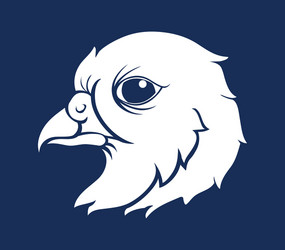 bird head silhouette Vector Image